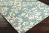 Surya Goa G-5131 Teal Hand Tufted Area Rug 5x8 Corner