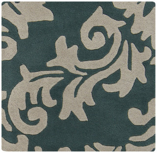 Surya Goa G-5131 Teal Hand Tufted Area Rug Sample Swatch