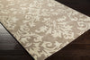 Surya Goa G-5132 Light Gray Hand Tufted Area Rug 5x8 Corner