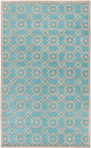 Surya Goa G-5148 Aqua Area Rug 5' x 8'