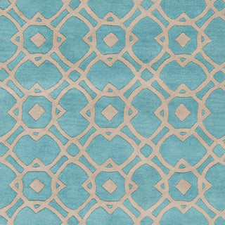 Surya Goa G-5148 Aqua Hand Tufted Area Rug Sample Swatch