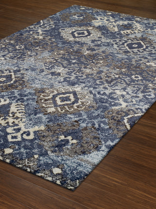 Dalyn Gala GA10 Navy Area Rug Floor Image Feature