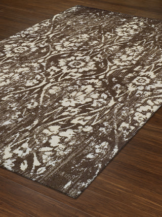 Dalyn Gala GA3 Chocolate Area Rug Floor Image Feature