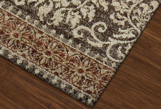 Dalyn Gala GA6 Chocolate Area Rug Closeup Image