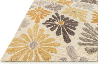 Loloi Gabriella GB-06 Ivory / Gold Area Rug Corner Shot