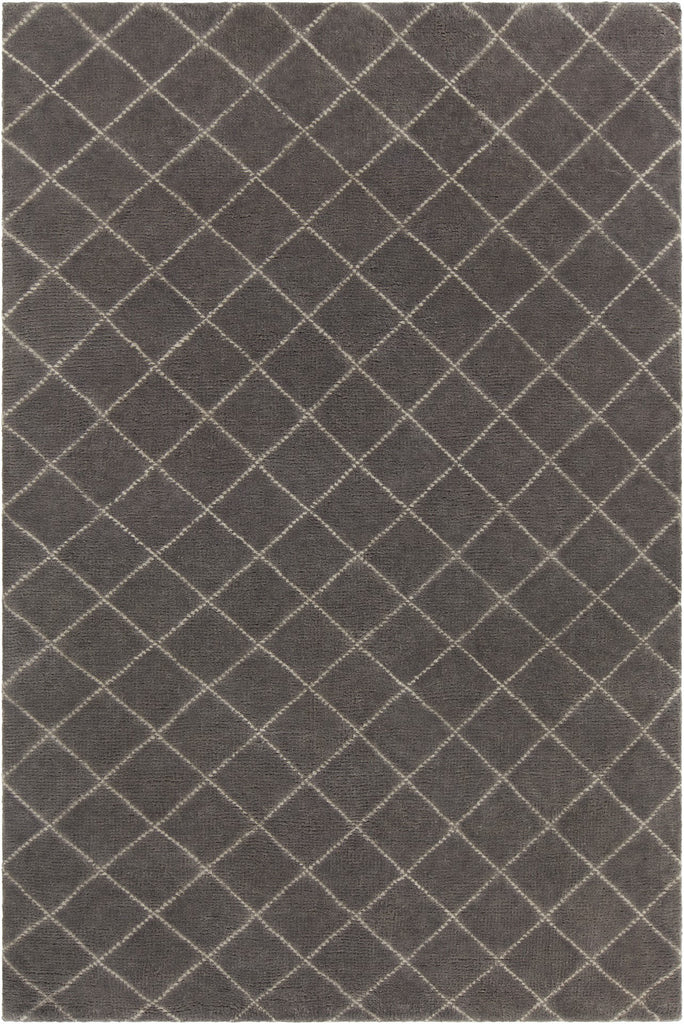 Chandra Gaia GAI-10902 Charcoal/Cream Area Rug main image