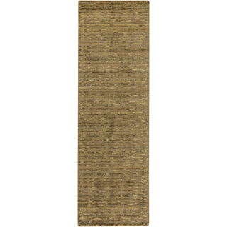 Surya Gaia GAI-1003 Olive Area Rug 2'6'' x 8' Runner