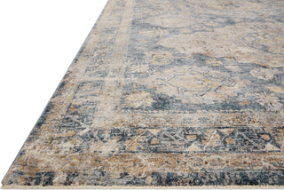 Loloi Gaia GAA-02 Denim/Taupe Area Rug Corner Image