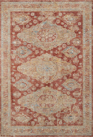 Loloi Gaia GAA-02 Gold/Brick Area Rug main image