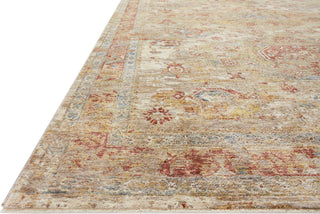 Loloi Gaia GAA-02 Gold/Taupe Area Rug Corner Image