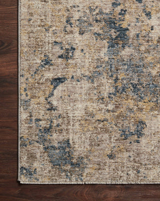 Loloi Gaia GAA-03 Taupe/Denim Area Rug Corner Image