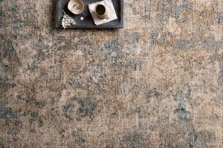 Loloi Gaia GAA-03 Taupe/Denim Area Rug Lifestyle Image Feature