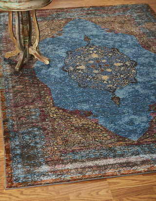 LR Resources Gala 81272 Turquoise Multi Area Rug Alternate Image