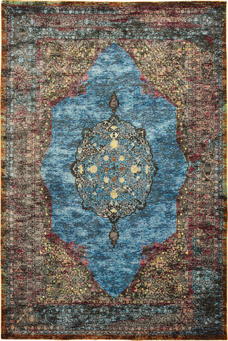 LR Resources Gala 81272 Turquoise Multi Area Rug 