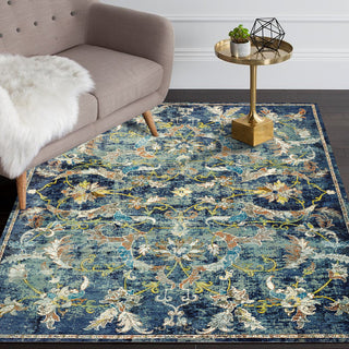 LR Resources Gala 81273 Navy Multi Area Rug Alternate Image Feature