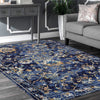 LR Resources Gala 81275 Indigo Multi Area Rug Alternate Image Feature