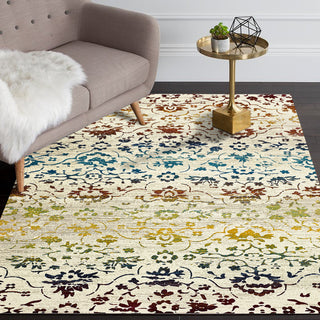 LR Resources Gala 81278 Red Multi Area Rug Alternate Image Feature