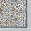 LR Resources Gala Jacobean Sky Gray / Blue Area Rug Angle Image