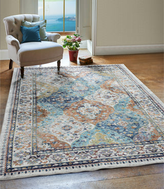 LR Resources Gala Bohemian Tabriz Multi Area Rug Lifestyle Image