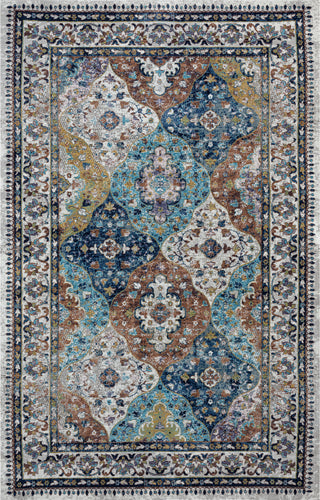 LR Resources Gala Bohemian Tabriz Multi Area Rug 4' 0'' X 6' 0'' Main Image