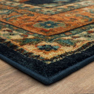 Karastan Kaleidoscope Galante Navy Area Rug Lifestyle Image