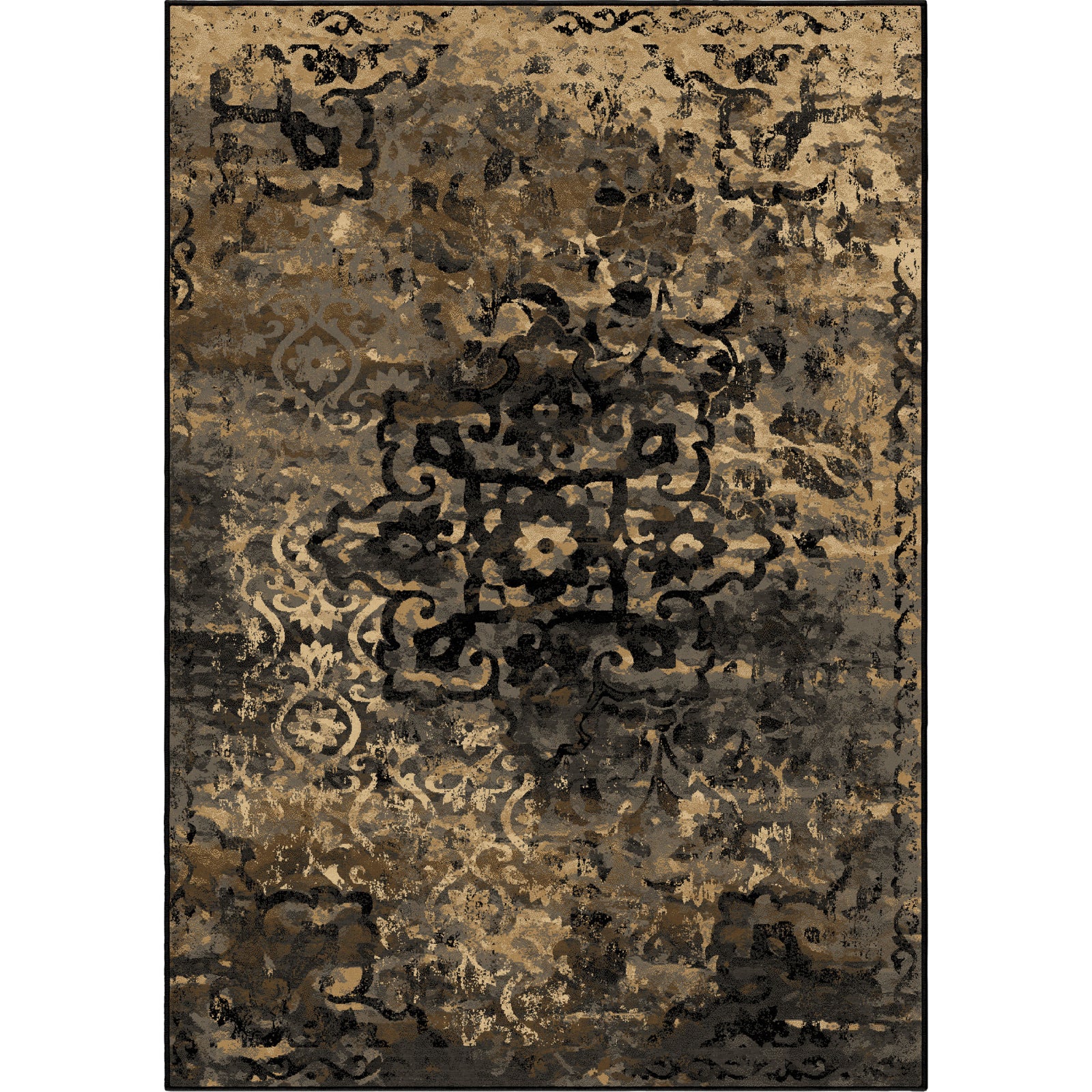 Orian Rugs Orwell Blended Medallion Gray Area Rug main image
