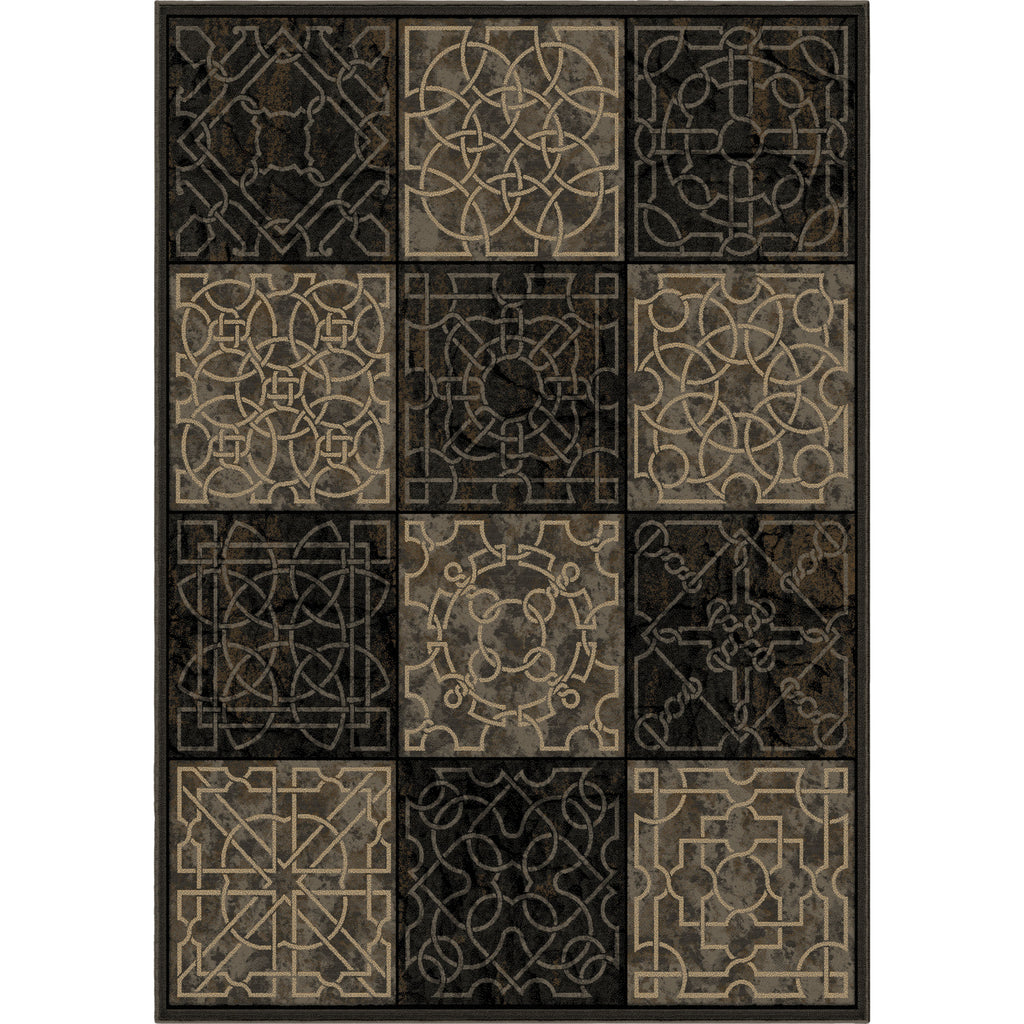 Orian Rugs Orwell Dark Domino Gray Area Rug main image