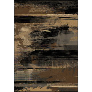 Orian Rugs Orwell Artistic Smear Black Area Rug main image