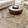 Karastan Echo Gamin Grey Area Rug Lifestyle Image Feature