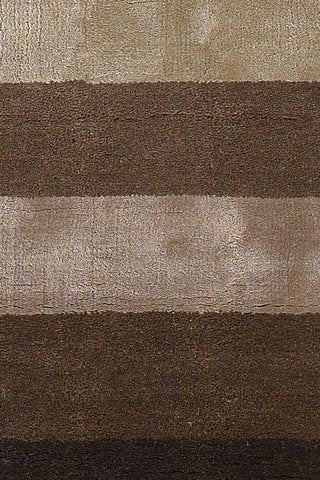 Chandra Gardenia GAR-30701 Taupe/Brown Area Rug Close Up