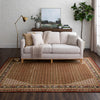Karastan Bedouin Garavalli Dusty Taupe Area Rug Lifestyle Image Feature