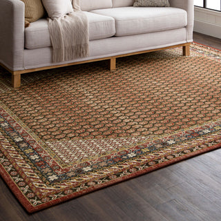 Karastan Bedouin Garavalli Dusty Taupe Area Rug Lifestyle Image Feature