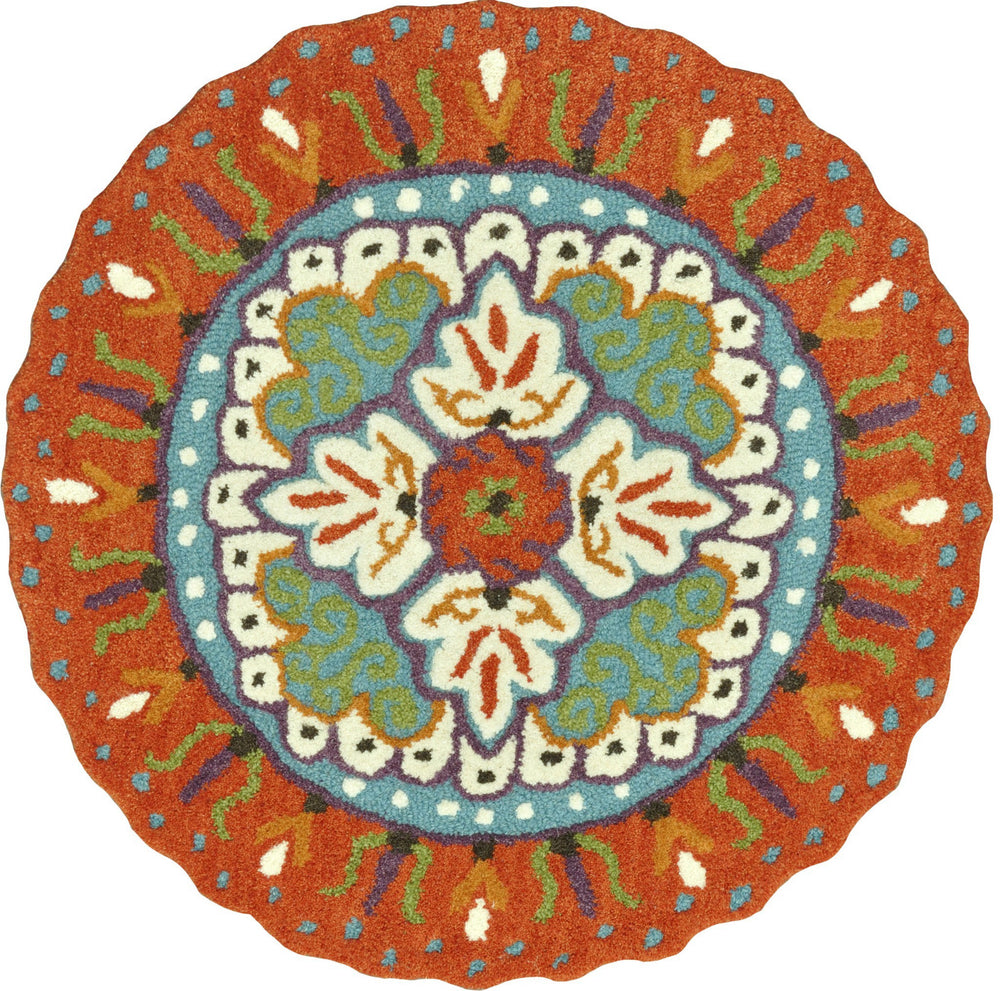 Loloi Gardenia HGA05 Orange/Ivory Area Rug