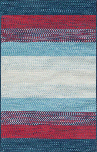 Loloi Garrett GA-05 Blue / Red Area Rug main image