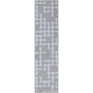 Gable GBL-2011 Gray Hand Hooked Area Rug by Surya 2'6'' X 10' Runner