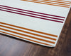 Rizzy Glendale GD5904 Orange/Burgundy Area Rug Corner Shot