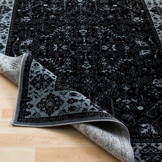 Surya Goldfinch GDF-1015 Black Light Gray Medium Area Rug Pile Image