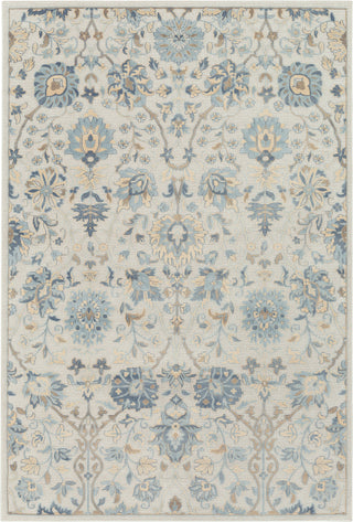 Surya Goldfinch GDF-1016 Light Gray Charcoal Butter White Tan Area Rug main image