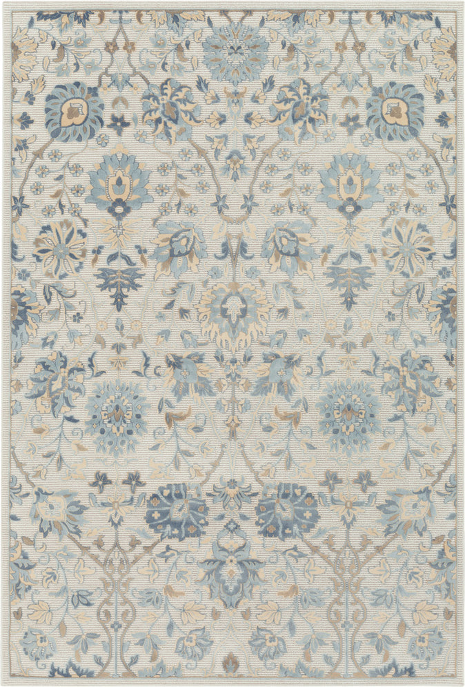 Surya Goldfinch GDF-1016 Light Gray Charcoal Butter White Tan Area Rug main image