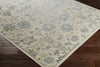 Surya Goldfinch GDF-1016 Light Gray Charcoal Butter White Tan Area Rug Corner Image