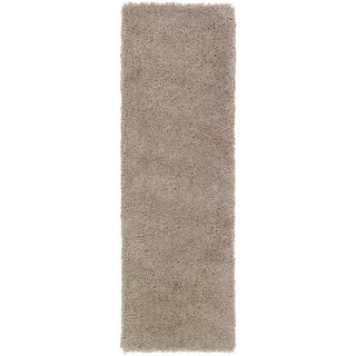 Goddess GDS-7512 Brown Shag Weave Area Rug by Surya 2'6'' X 8' Runner