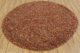 Chandra Gems GEM-9600 Red/Maroon/Orange Area Rug Round