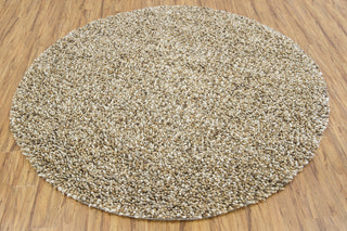 Chandra Gems GEM-9603 Taupe/Ivory/Tan Area Rug Round