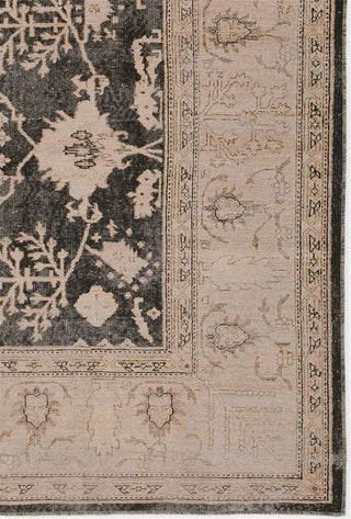 Momeni Gemini GEM-1 Charcoal Area Rug Corner Image