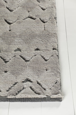 Chandra Genna GEN-45201 Grey Area Rug Corner Shot