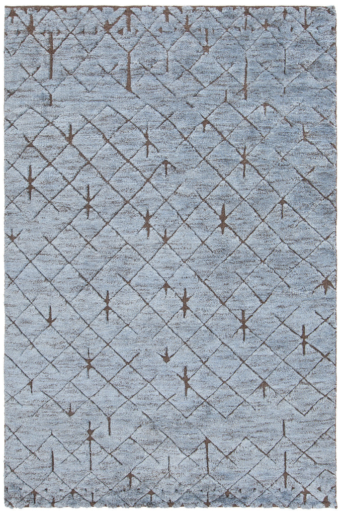 Chandra Genna GEN-45202 Blue/Brown Area Rug main image