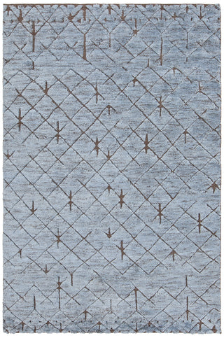 Chandra Genna GEN-45202 Blue/Brown Area Rug main image