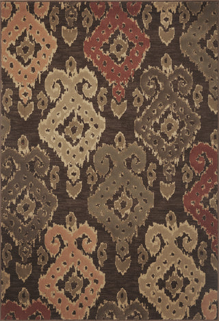 KAS Geneva 9408 Mocha Allover Ikat Area Rug main image