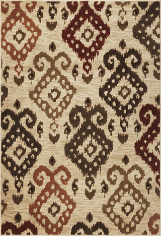 KAS Geneva 9410 Ivory Allover Ikat Area Rug main image