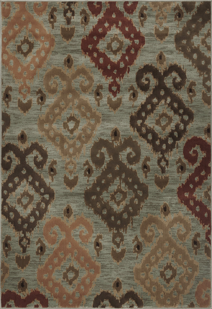 KAS Geneva 9411 Blue Allover Ikat Area Rug main image
